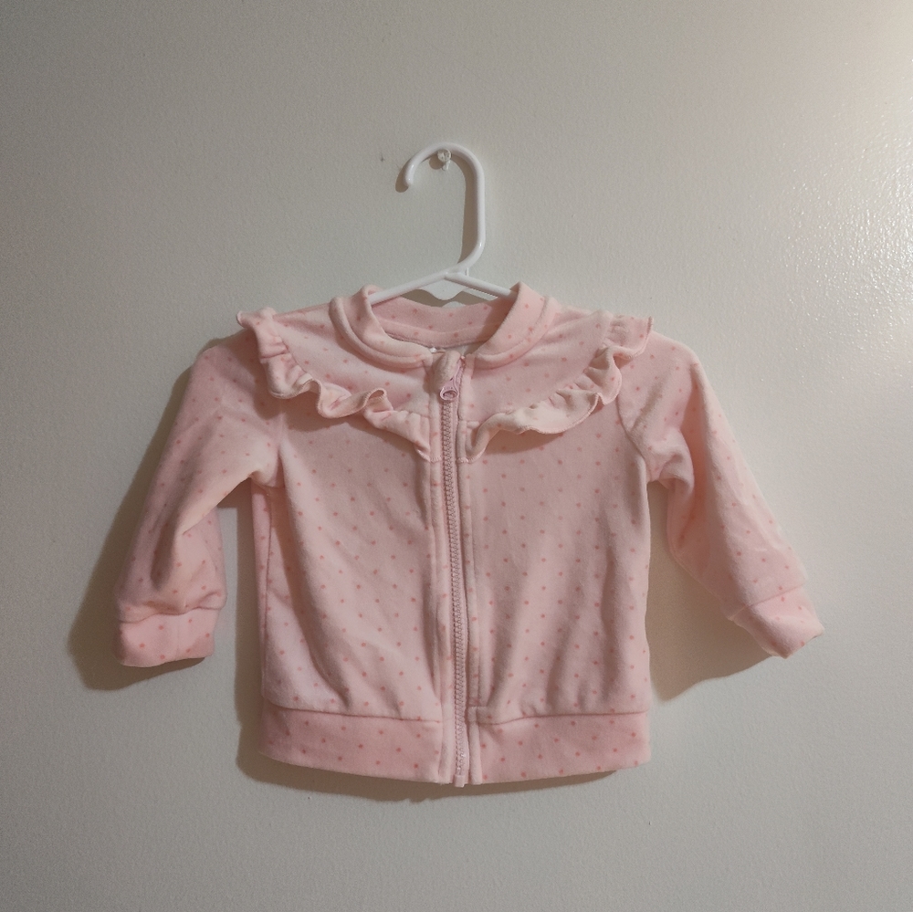 Wonder Nation 0-3 months Pink Polka Dot Jacket